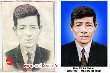 Phục chế ảnh cũ Long Biên